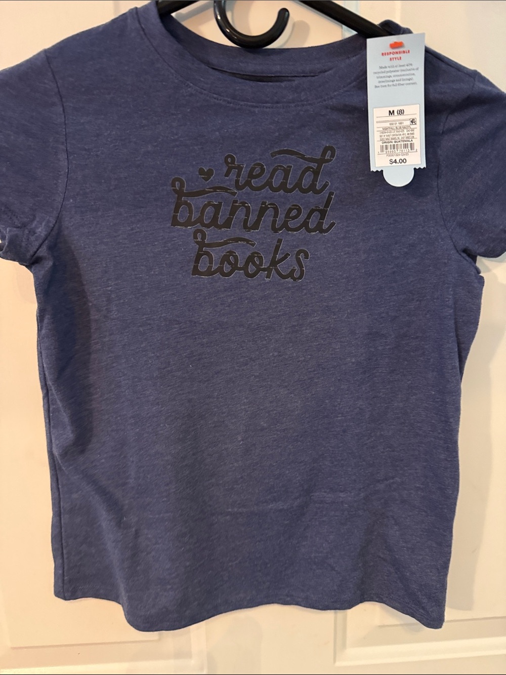 Cat & Jack Blue 'Read Banned Books' Graphic Tee